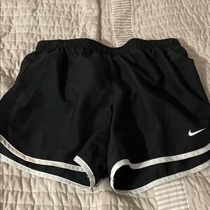 Nike Black and White Athletic Shorts